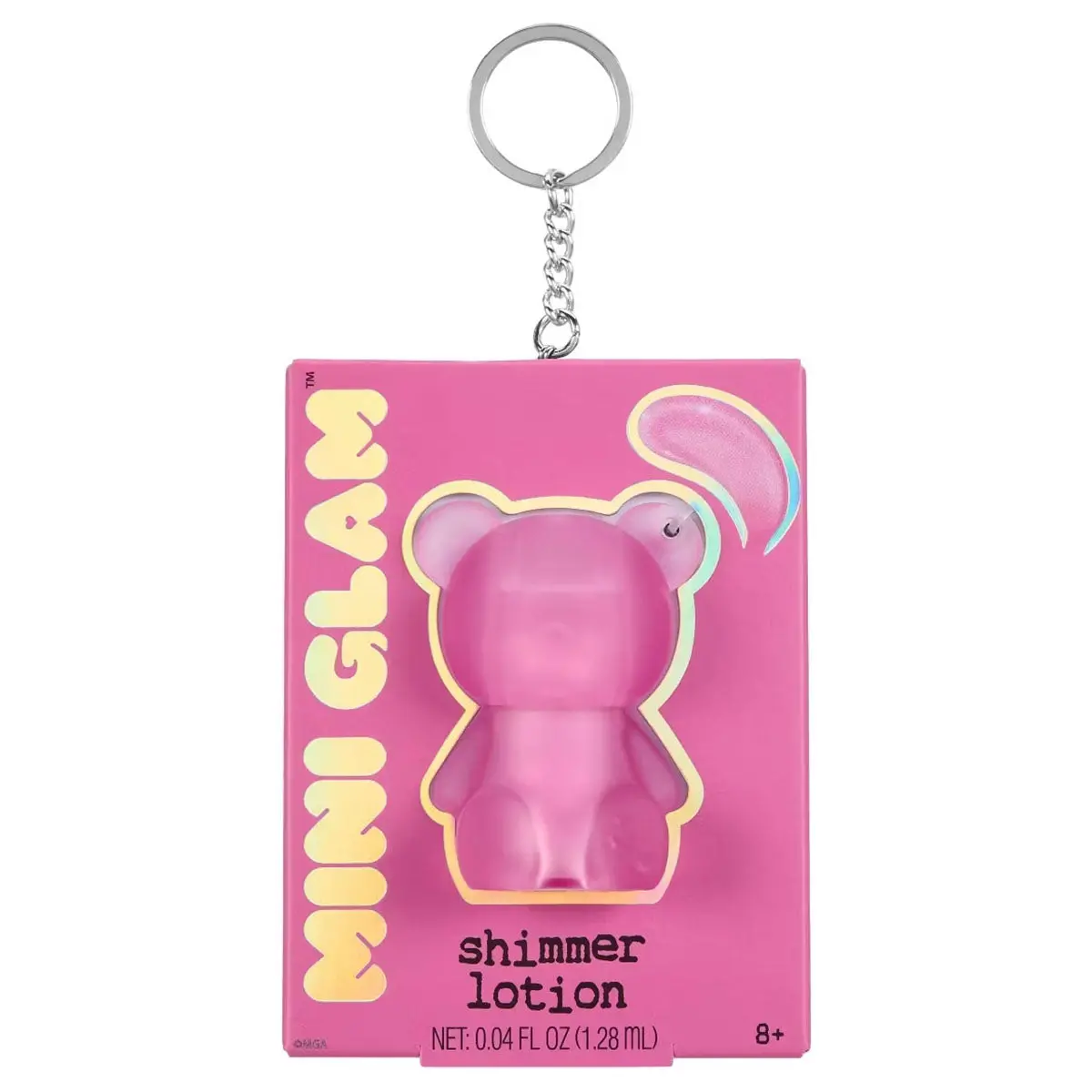 Mini Glam Bear Shimmer Lotion Better Grape Than Never Keychain 1