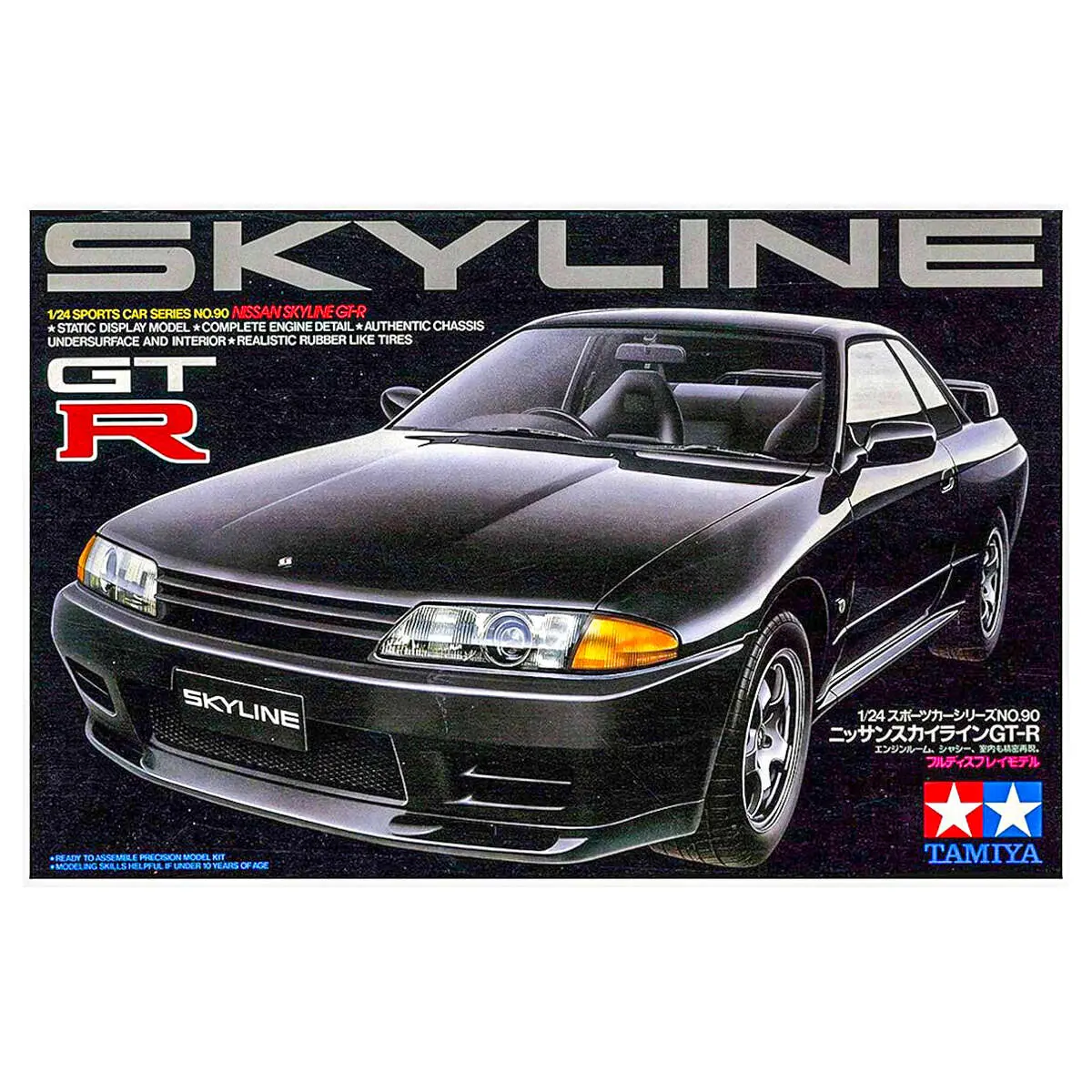 Tamiya Nissan Skyline Gt-R 1:24 Sports Car Series No. 90 Model Kit 1