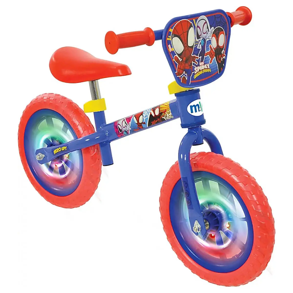 Marvel Spidey & His Amazing Friends 12" Balance Bike With Light Up Wheels 1