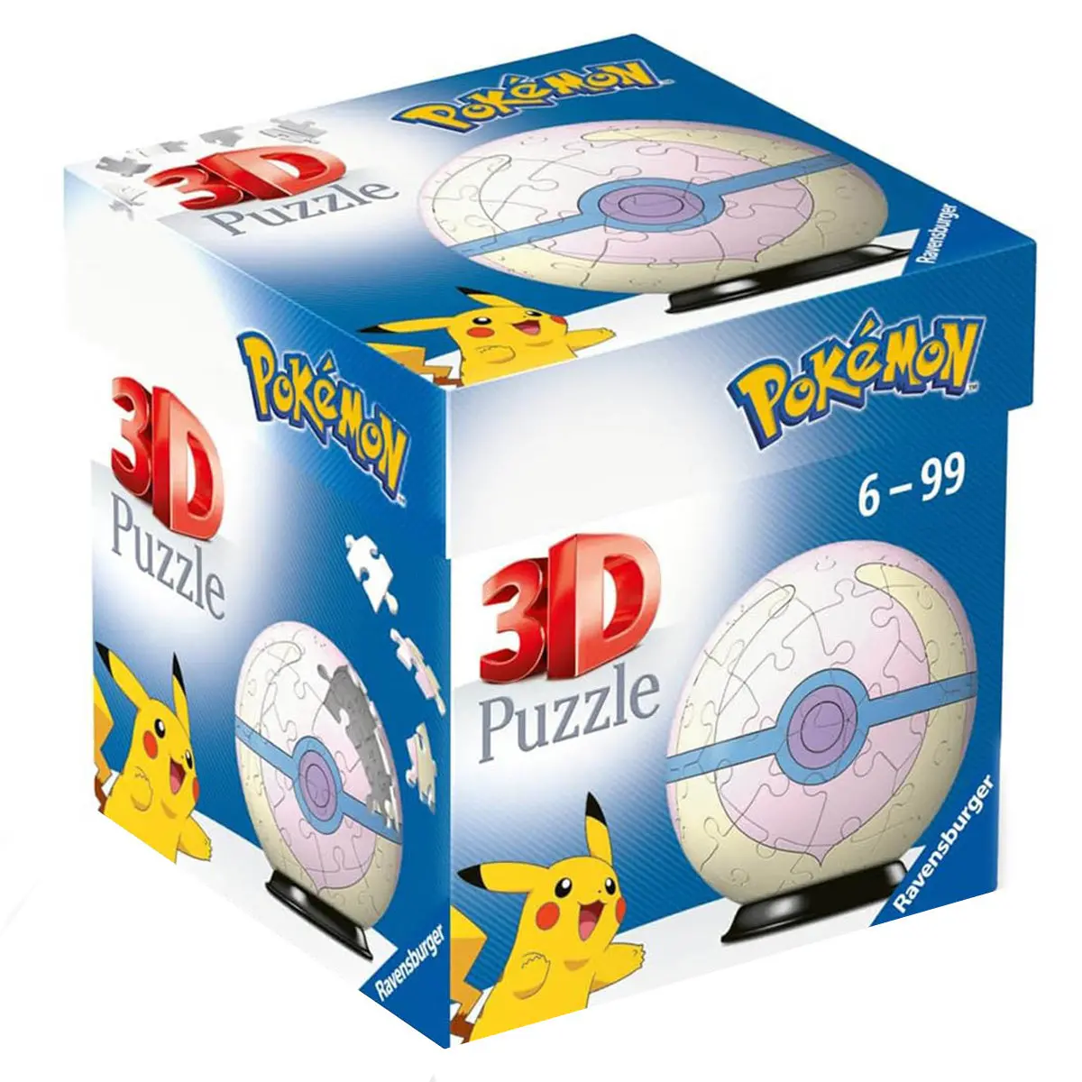 Ravensburger Pokémon 'Heal' Pokeball 54 Piece 3D Puzzle 1