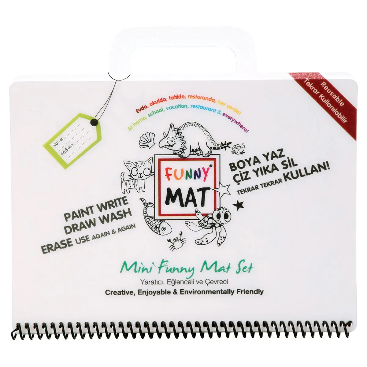 Funny Mat Mini Funny Mat Set Washable Colouring Book 1