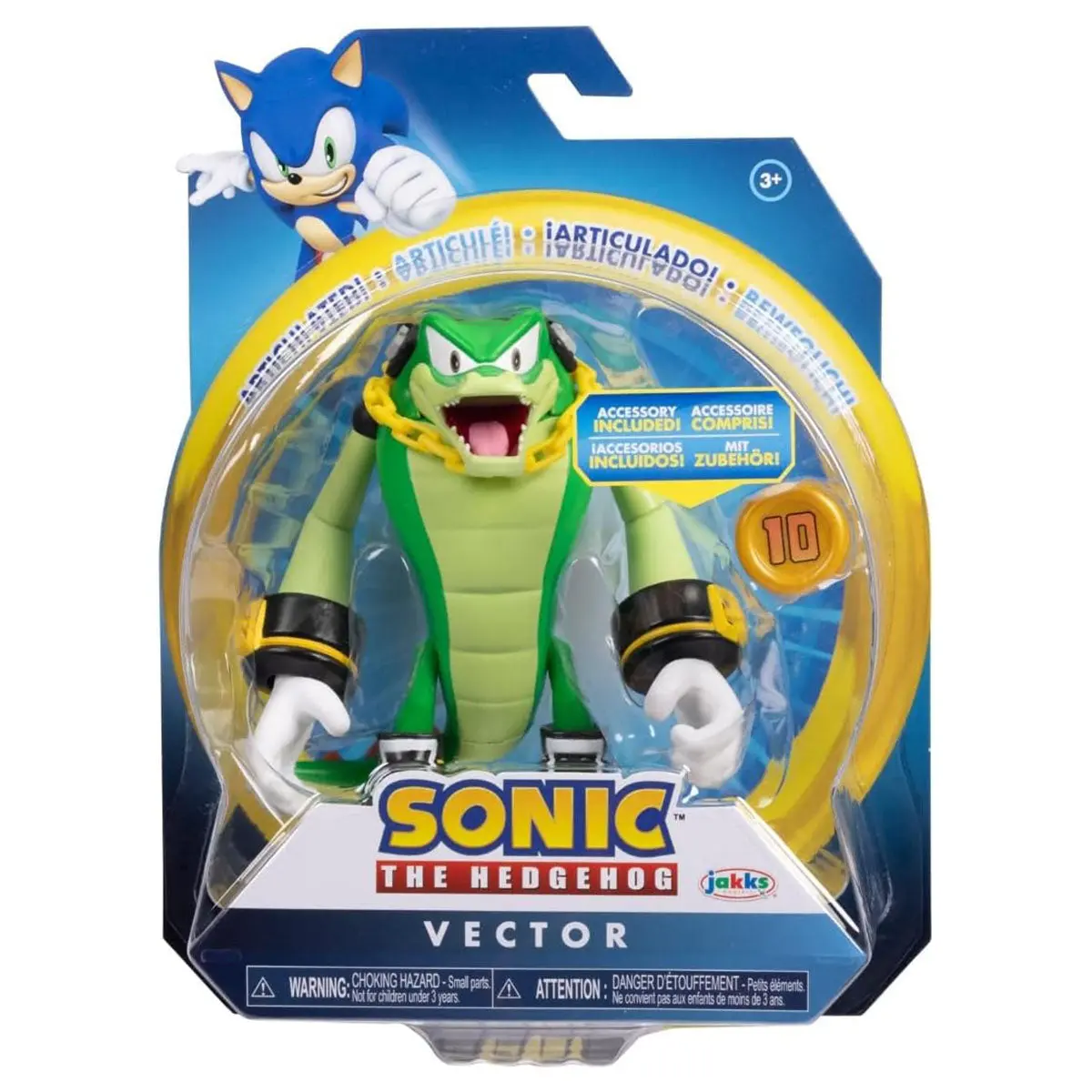 Sonic The Hedgehog Vector 4" Figure 1