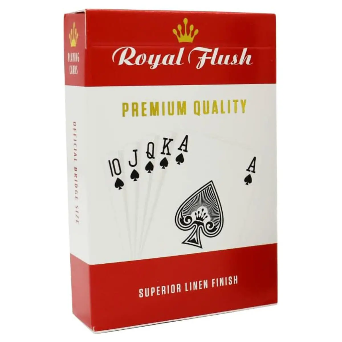 Royal Flush Premium Quality Linen Finish Playing Cards (Styles Vary) 1