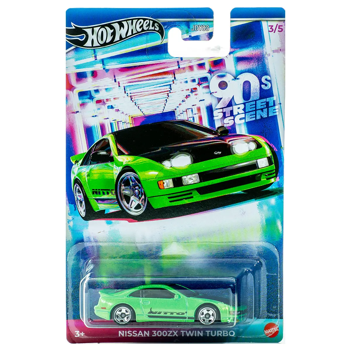Hot Wheels 90'S Street Scene Nissan 300Zx Twin Turbo 1:64 Car (3/5) 1