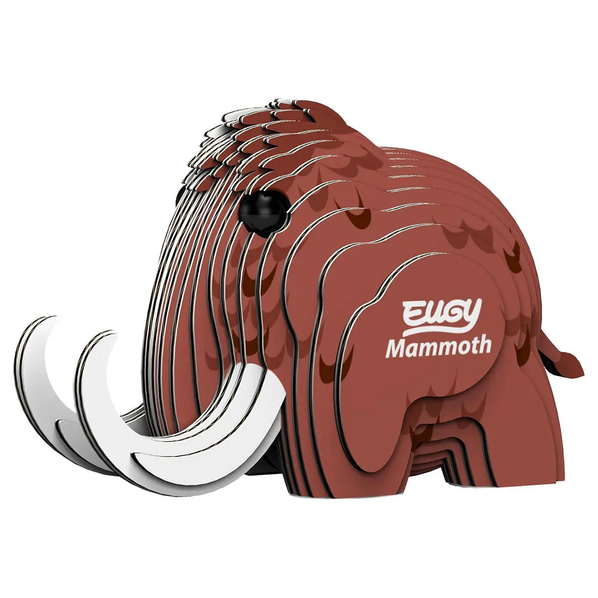 Eugy Mammoth 3D Cardboard Model Kit 1