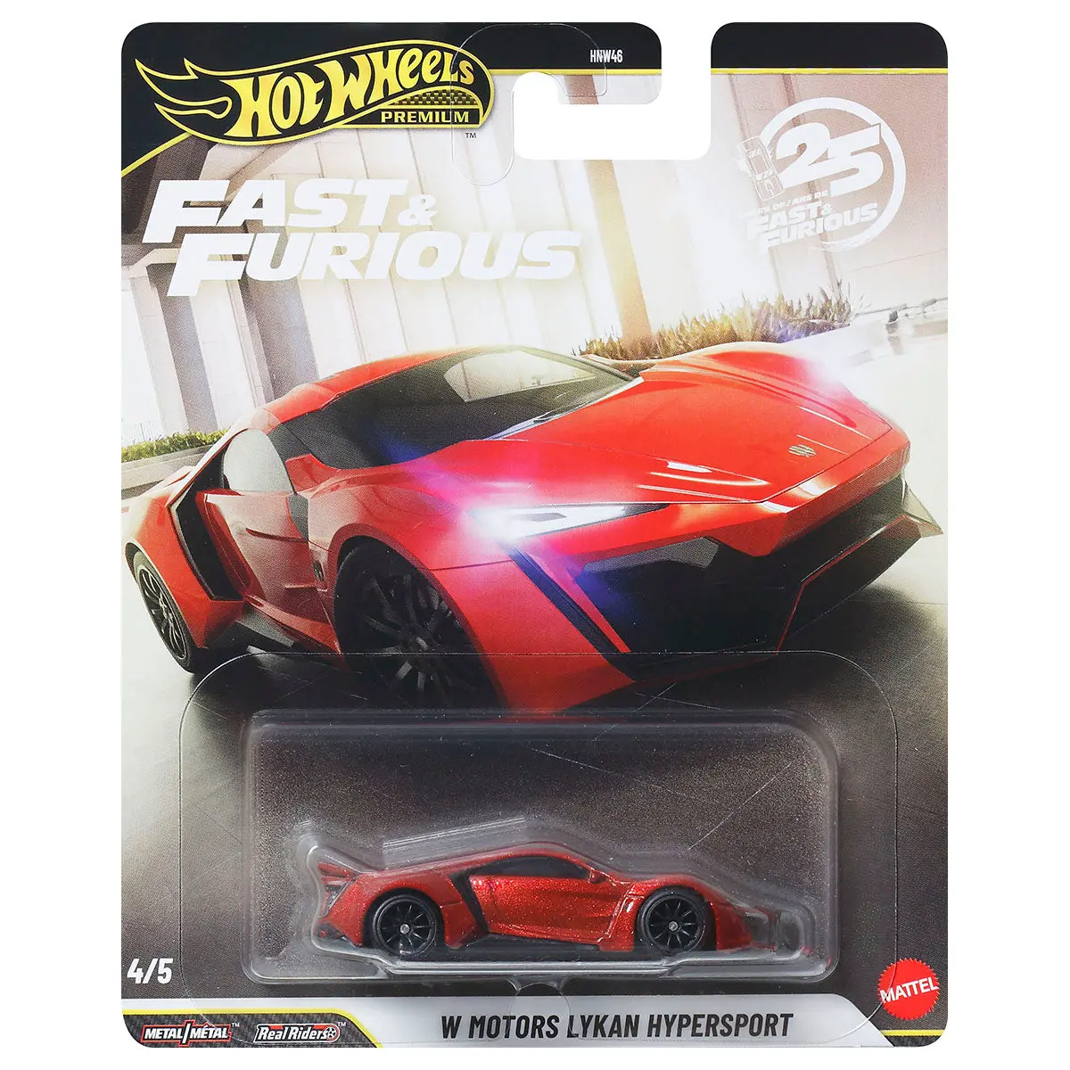 Hot Wheels Fast & Furious 25Th Anniversary W Motors Lykan Hypersport Car (4/5) 1