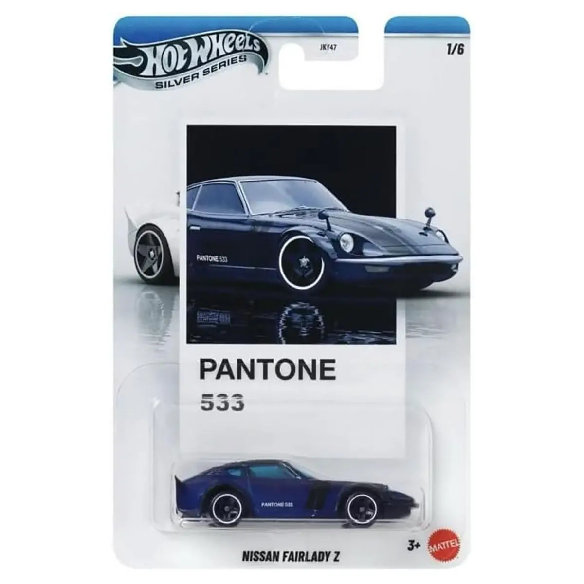 Hot Wheels Silver Series Pantone 533 Nissan Fairlady Z Car (1/6) 1