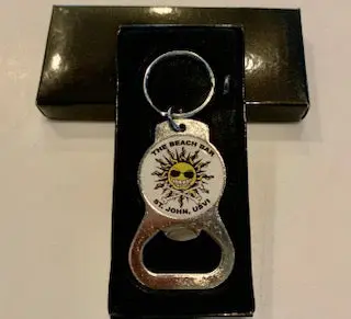 Beach Bar Chrome Keychain/Bottle Opener 1