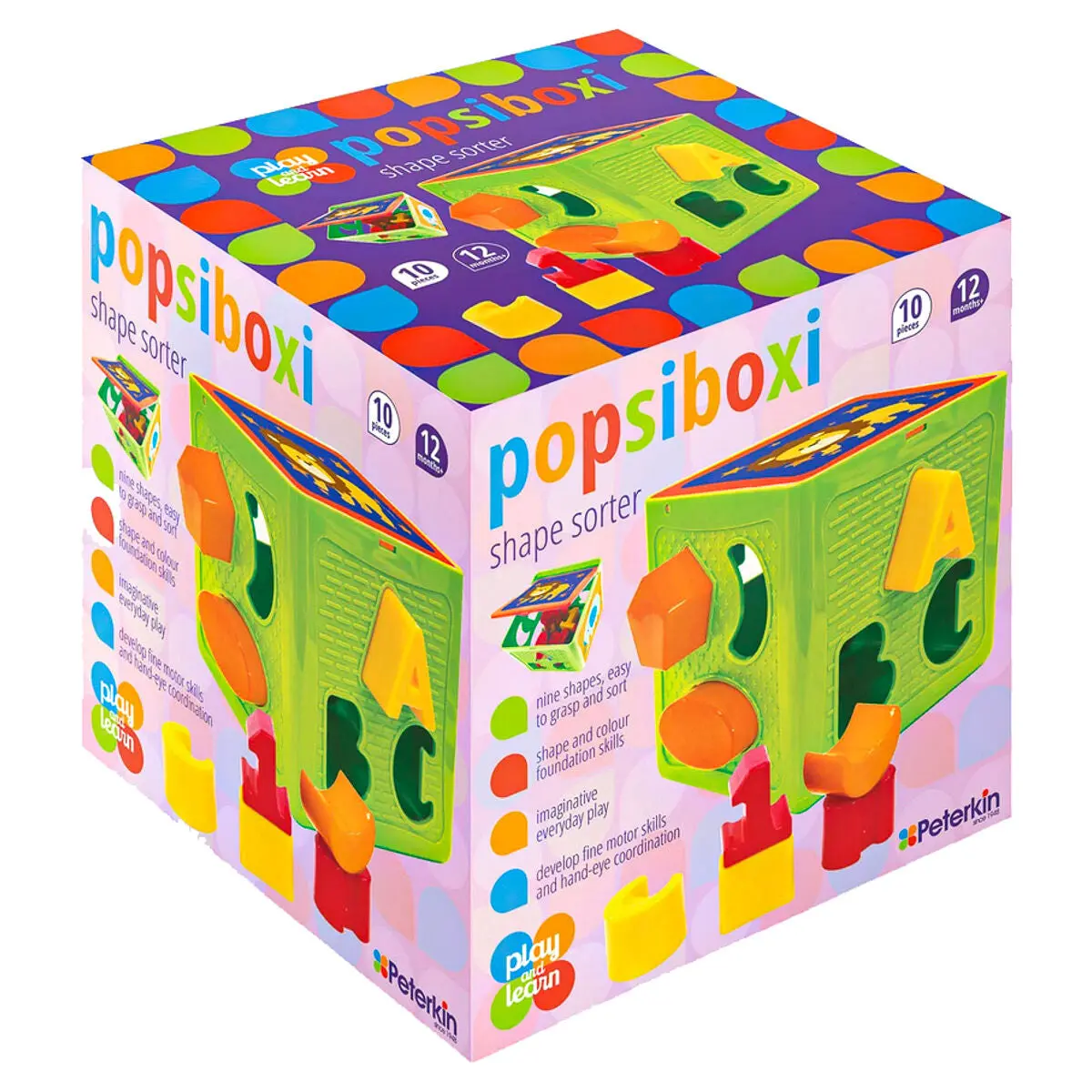 Peterkin Popsiboxi Shape Sorter 1