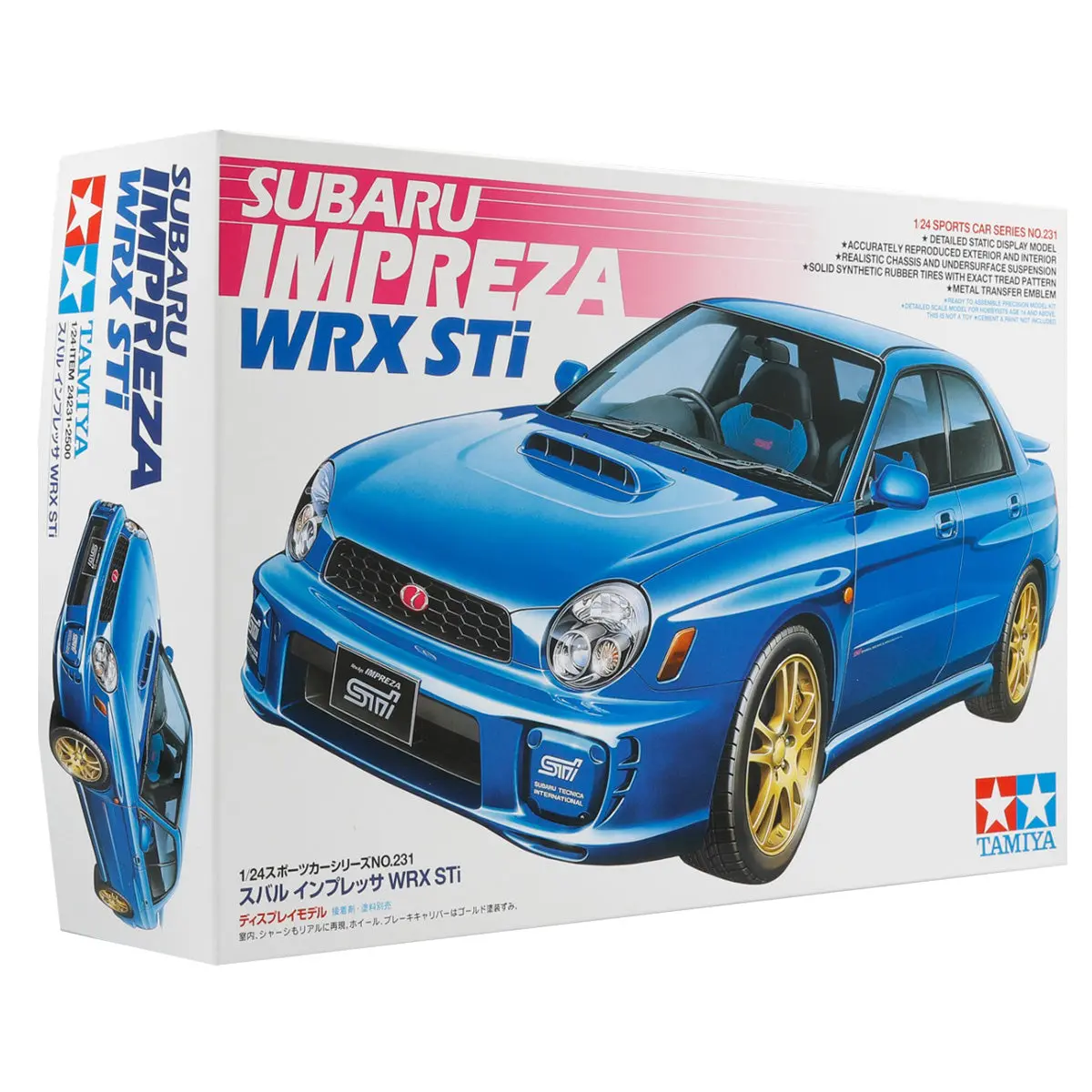 Tamiya Subaru Impreza Wrx Sti 1:24 Model Kit 1