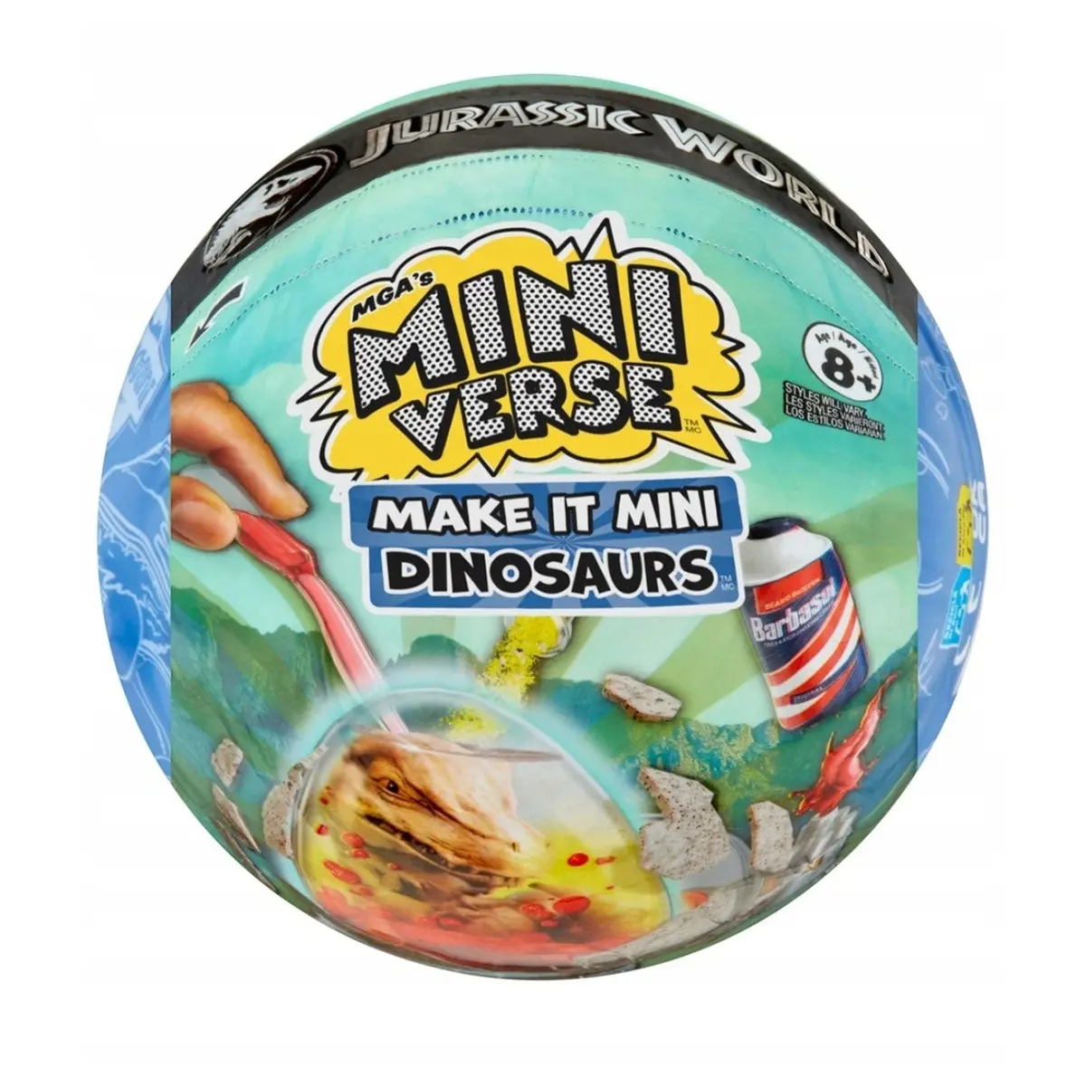 Mga's Miniverse Make It Mini Jurassic World Dinosaurs Craft Kit (Styles Vary) 1