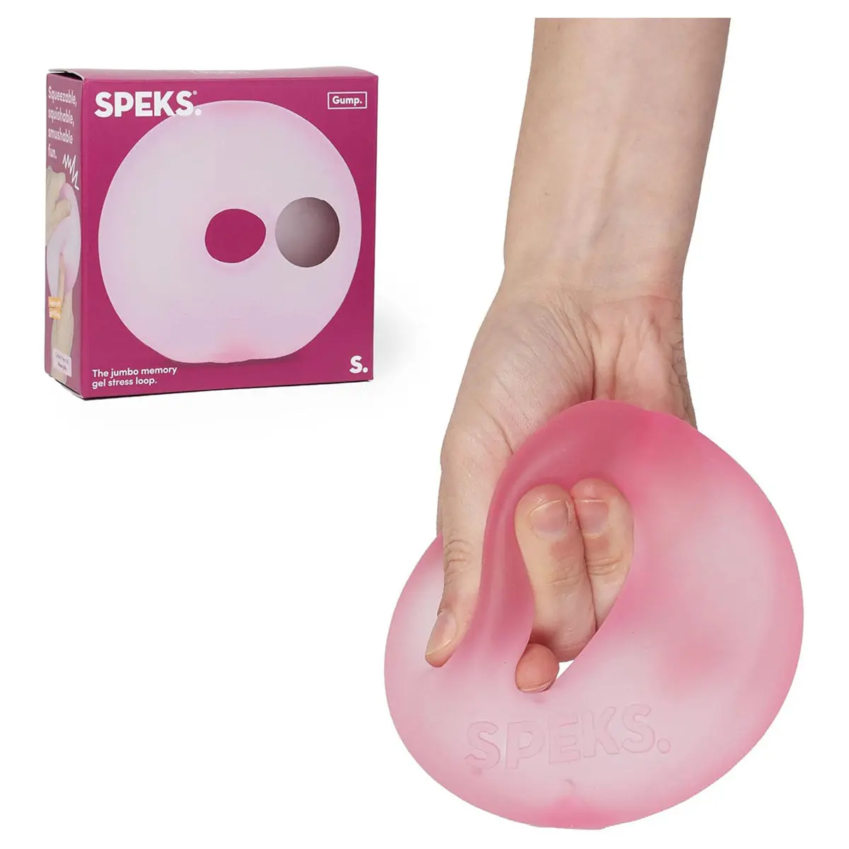 Speks Gump Memory Gel Stress Loop Moon Jelly 1