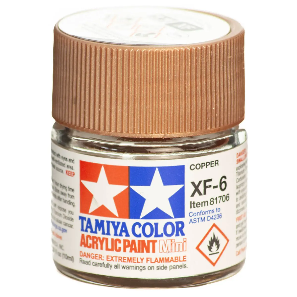 Tamiya Color Acrylic Paint Mini Xf-6 Copper 1