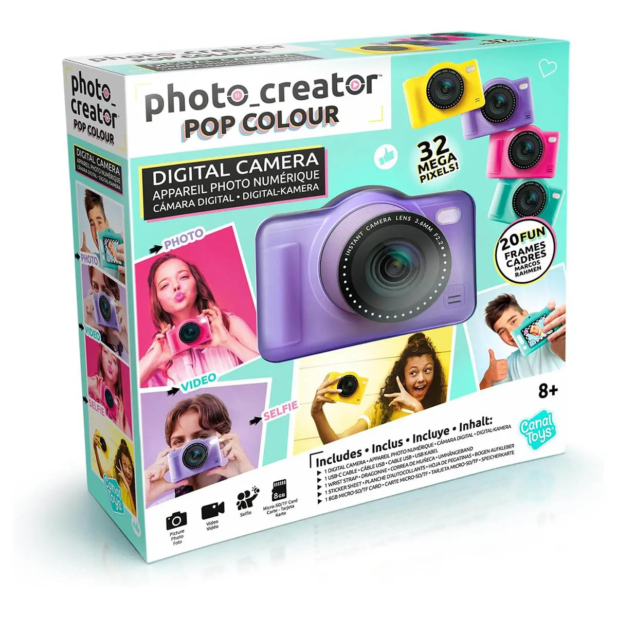 Photo Creator Pop Colour Camera Purple 1
