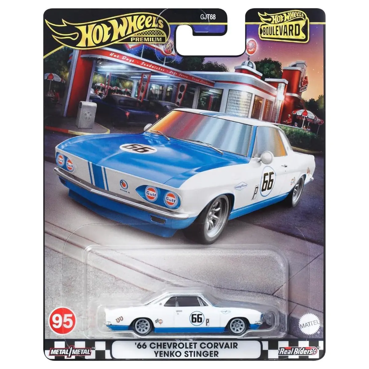 Hot Wheels Premier Boulevard 2024: '66 Chevrolet Corvair Yenko Stinger #95 1
