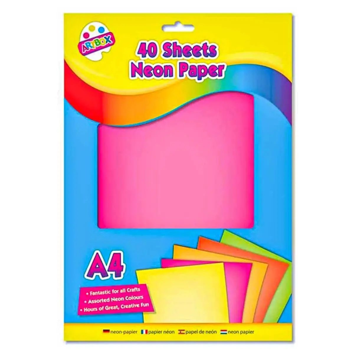 Artbox 30 Sheets A4 Neon Paper 1