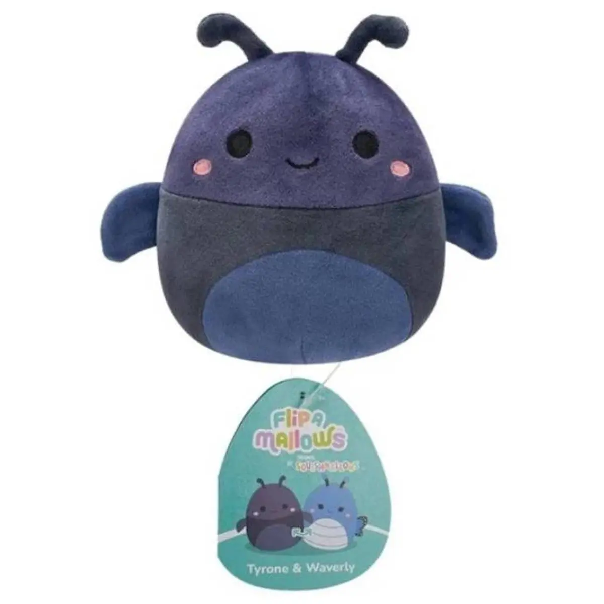 Squishmallows Flip-A-Mallows Tyrone & Waverly Reversible Soft Toy 1