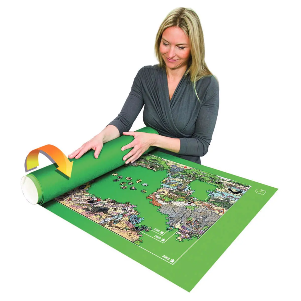 Puzzle Mates Puzzle And Roll 3000Pc Storage Mat 2