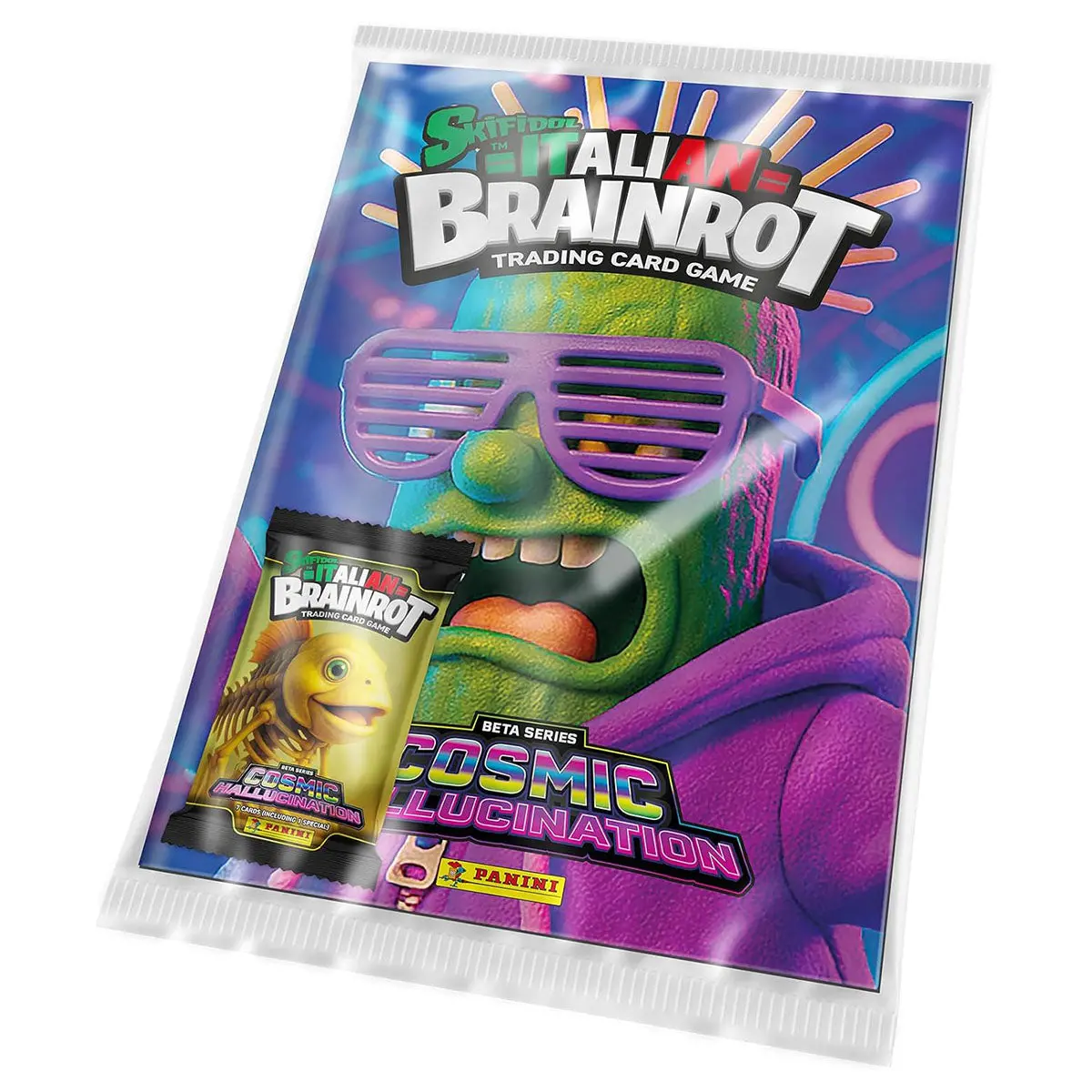 Panini Skifidol Italian Brainrot Trading Card Game Cosmic Hallucination Starter Pack 1