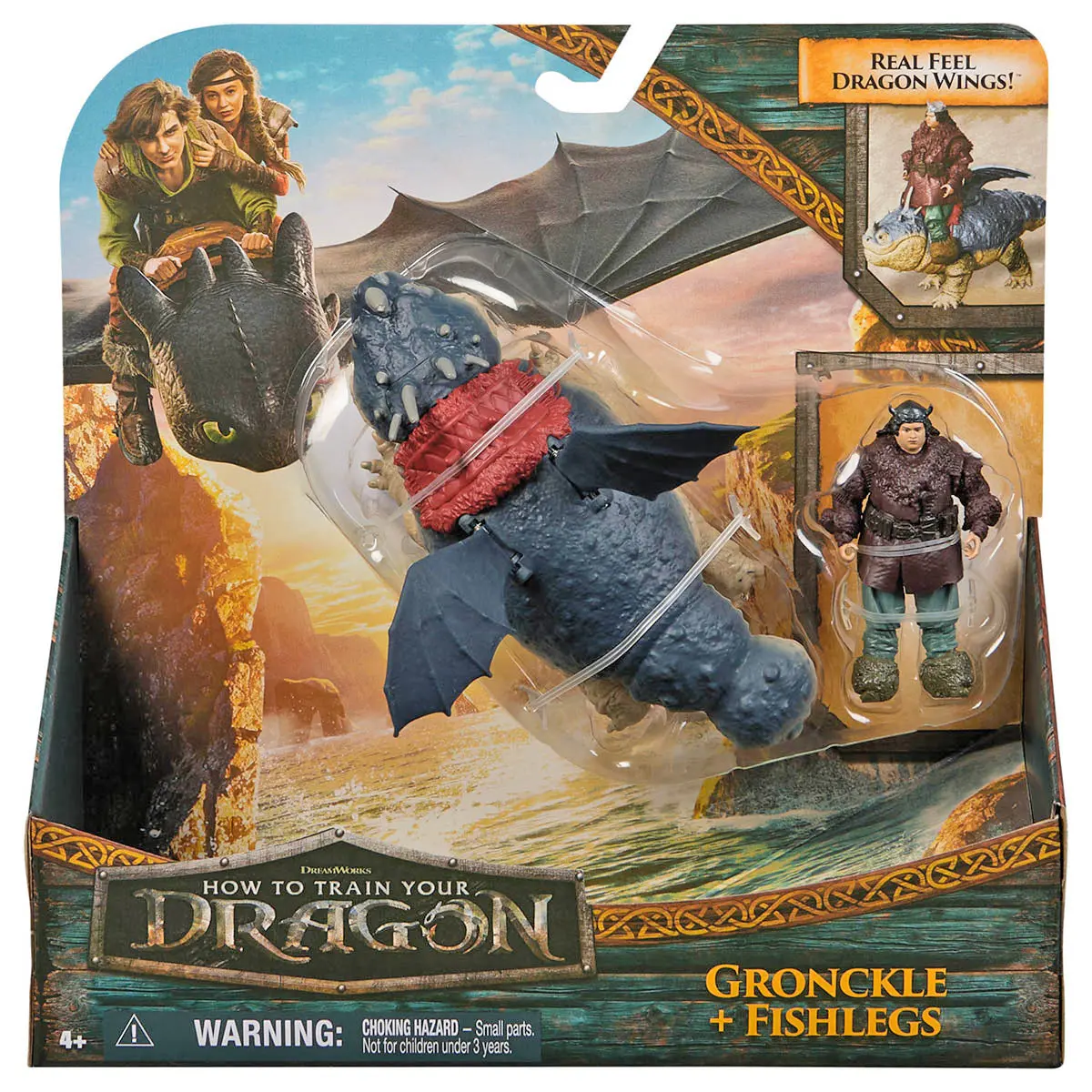 How To Train Your Dragon: Gronckle & Fishlegs Figures 1