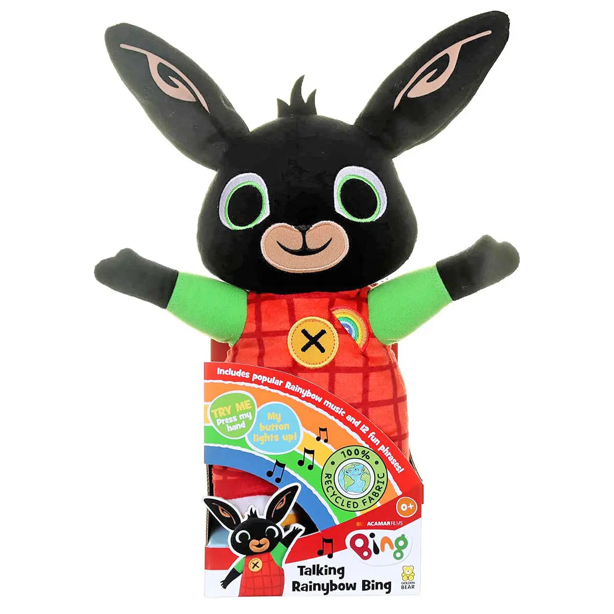 Bing Talking Rainybow Bing Soft Toy 1