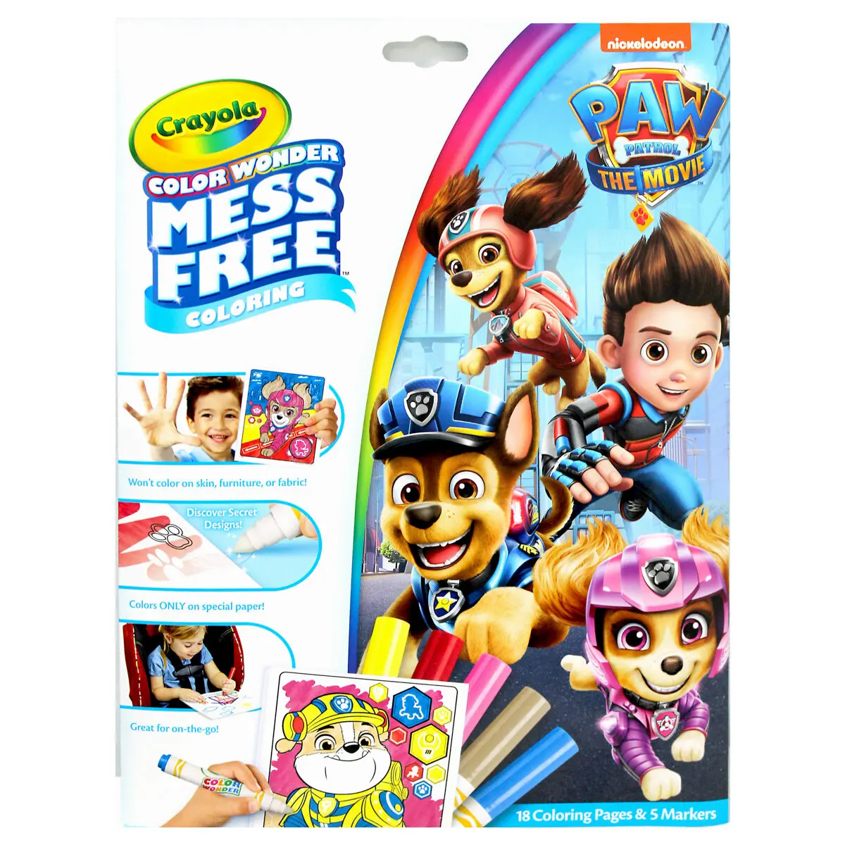 Crayola Colour Wonder Mess Free Colouring Paw Patrol The Movie 1