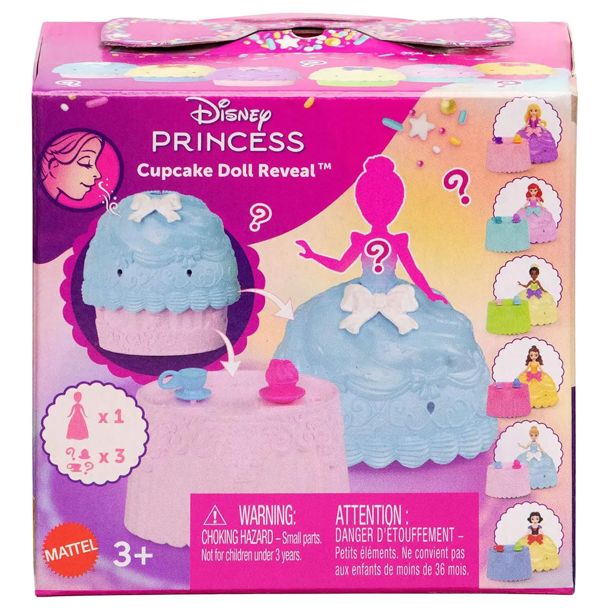 Disney Princess Cupcake Doll Reveal (Styles Vary) 1