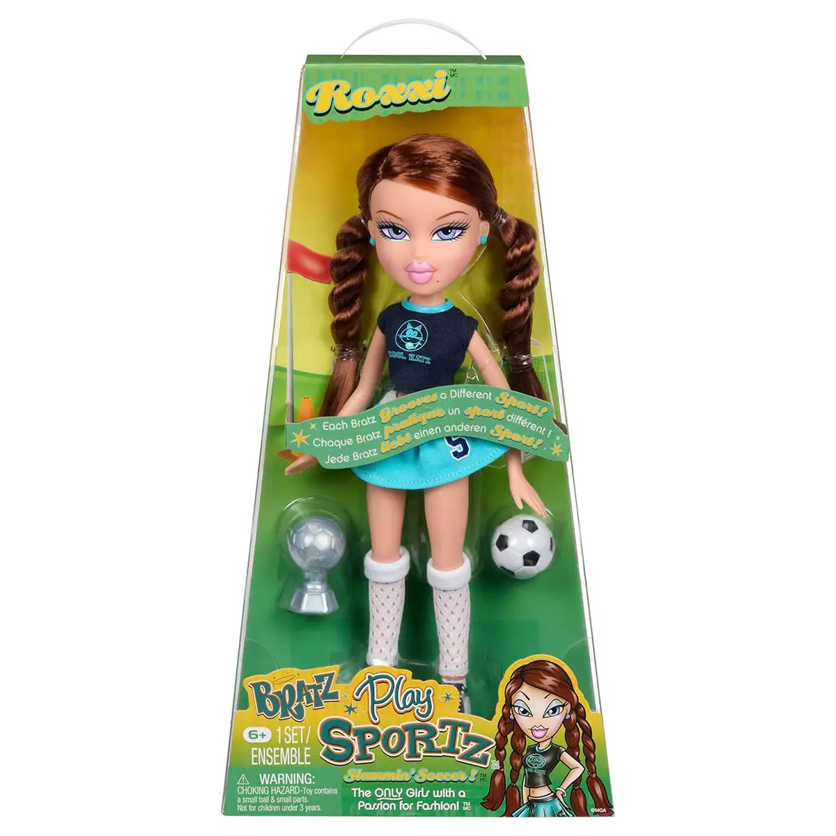 Bratz Play Sportz Slammin' Soccer Star Roxxi Doll 1