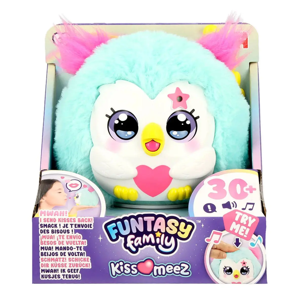 Funtasy Family Kiss Meez Owl Interactive Pet 1