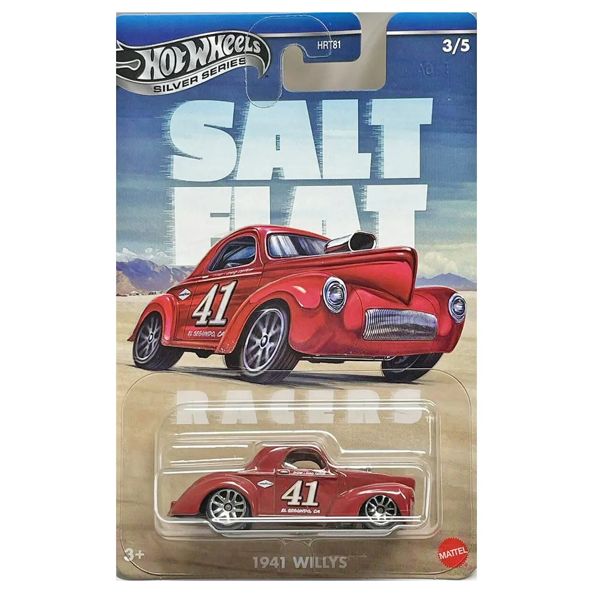 Hot Wheels Silver Series: Salt Flat Racers 1941 Willys Car (3/5) 1