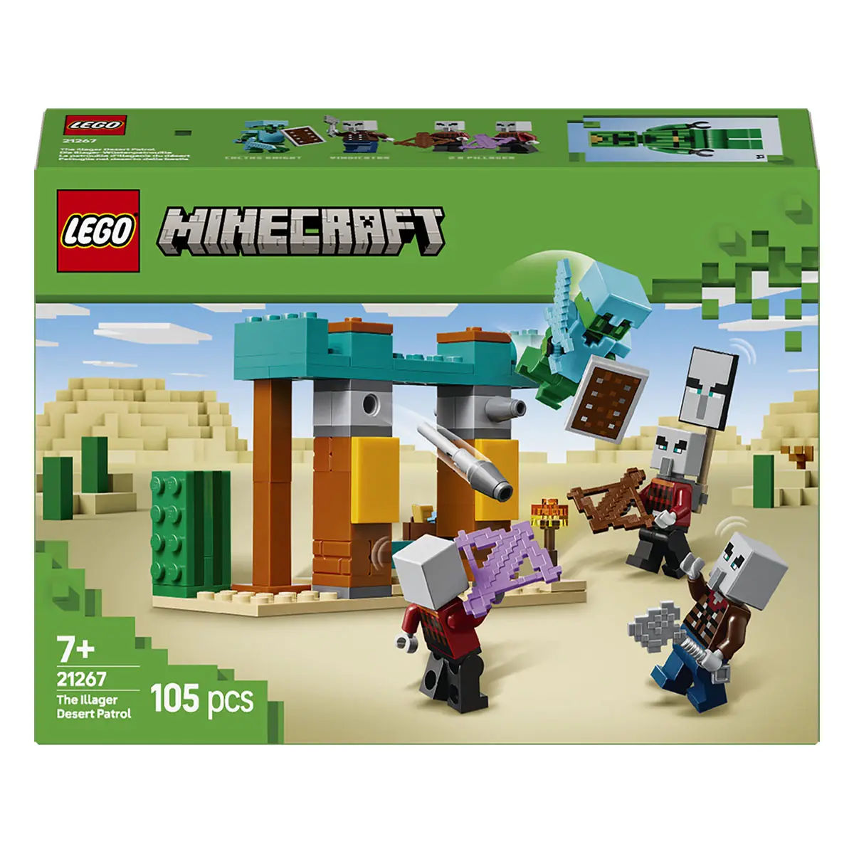 Lego Minecraft The Illager Desert Patrol Building Set 1