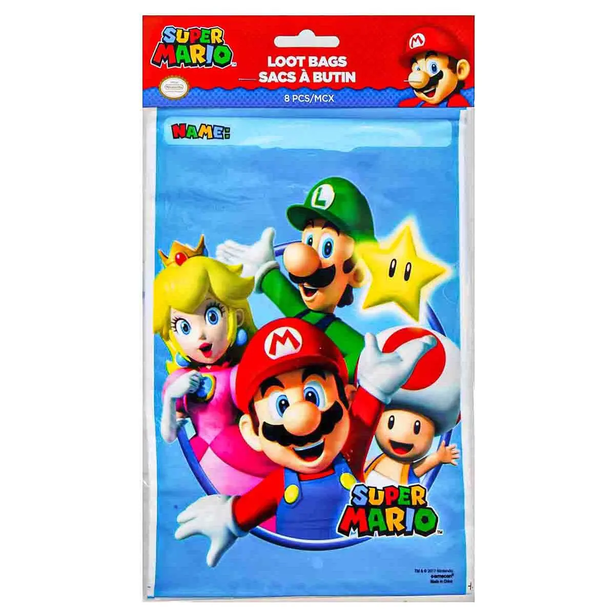 Super Mario Loot Bags (8 Pack) 1