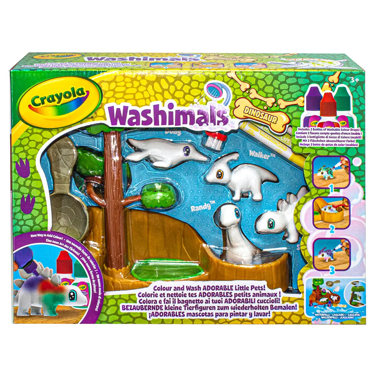 Crayola Washimals Dinosaur Waterfall Set 1