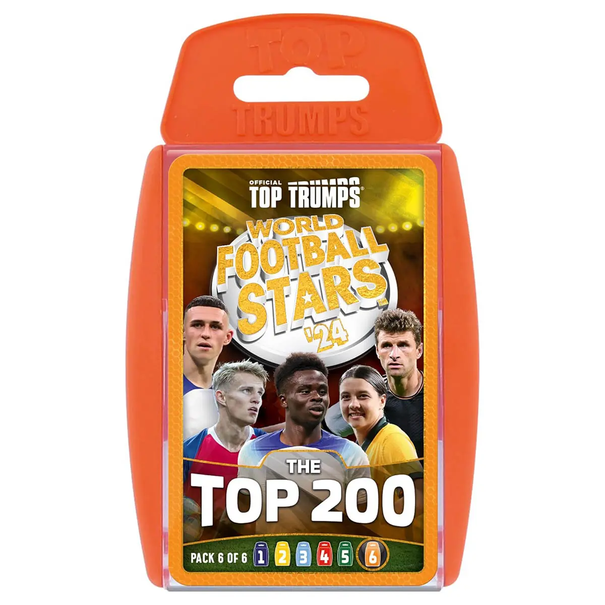 World Football Stars '24 Top 200 Top Trumps Card Game (Pack 6 Of 6) 1