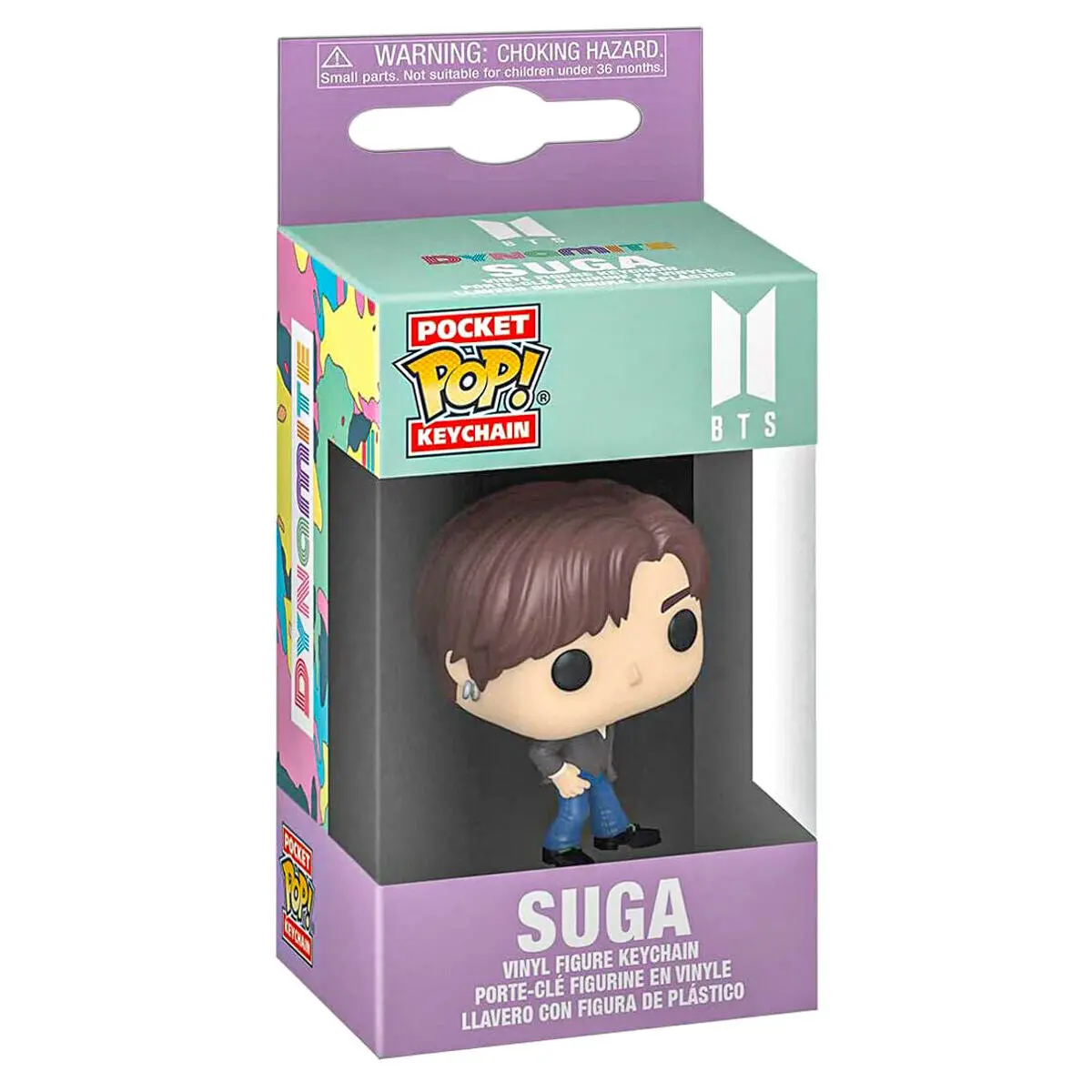 Funko Pop! Pocket Keychain Bts: Dynamite Suga Vinyl Figure 1