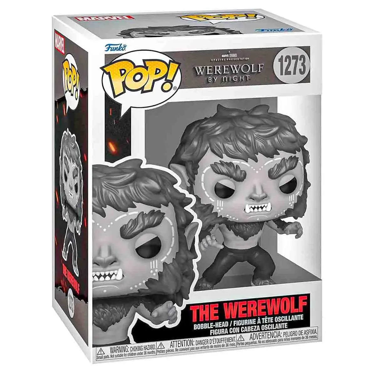 Funko Pop! Marvel: Werewolf By Night: The Werewolf Bobble-Head Figure #1273 1
