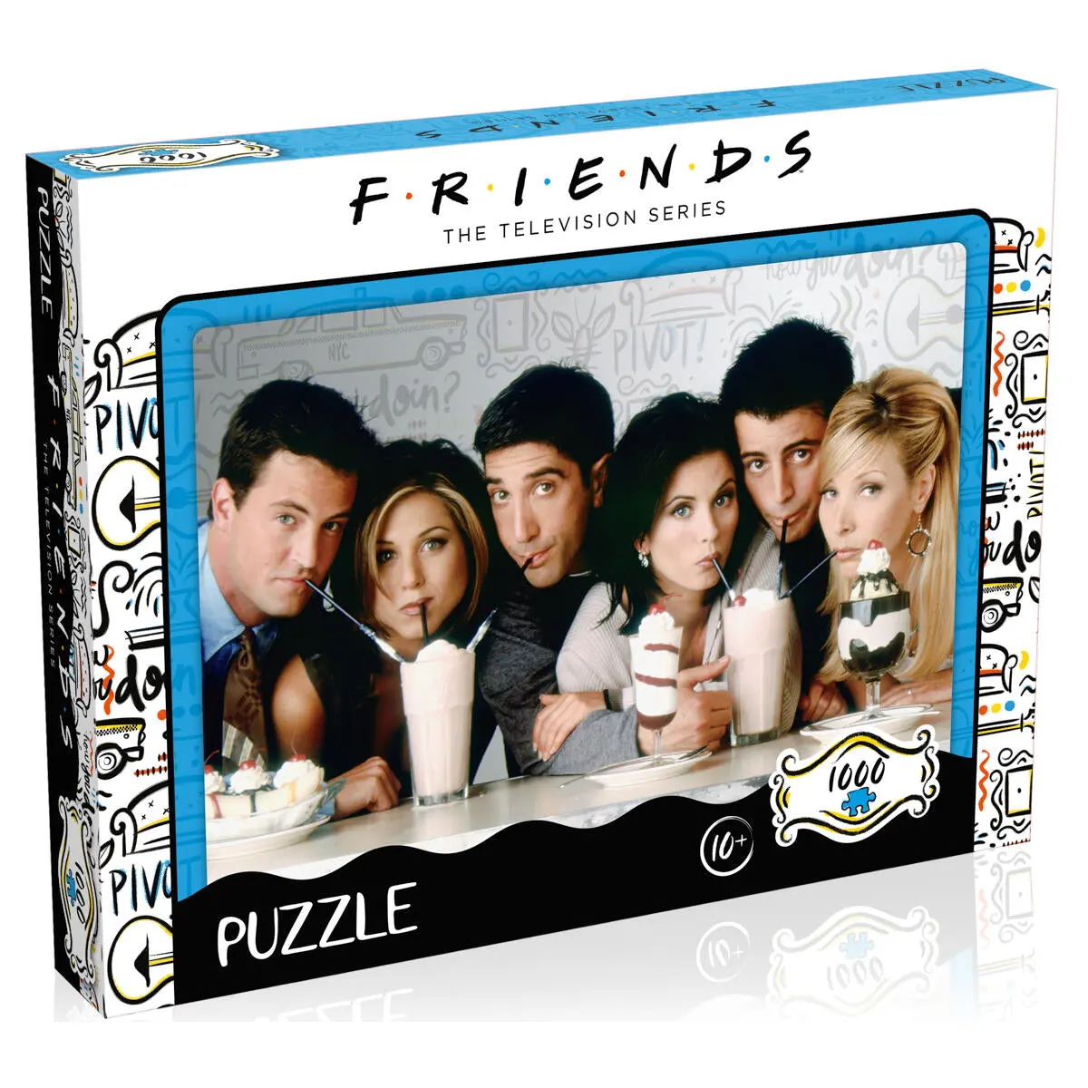 Friends Tv Series Milkshake Puzzle 1000 Piece 1