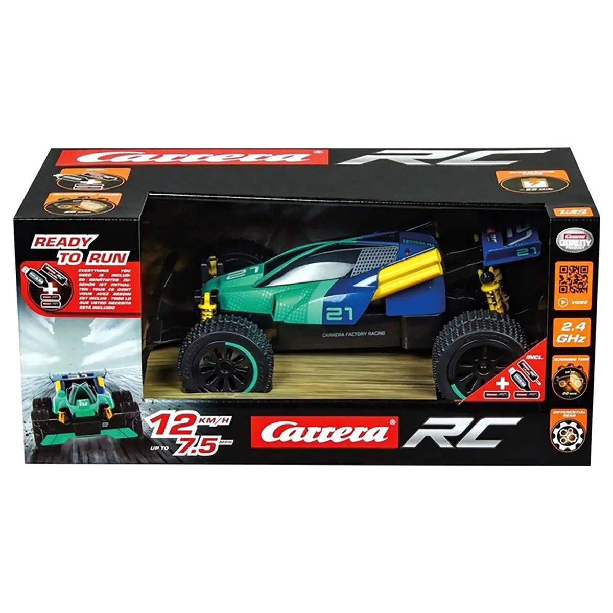 Carrera 2.4Ghz Factory Racing #21 Slot Car 1