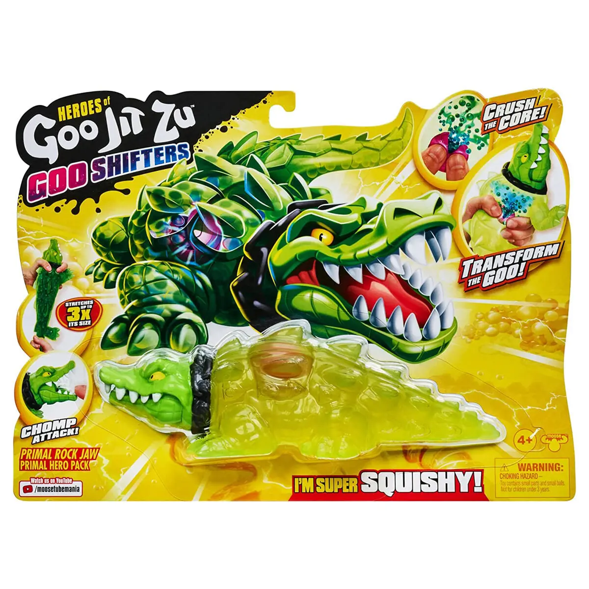 Heroes Of Goo Jit Zu Goo Shifters Primal Rock Jaw Stretch Figure 1
