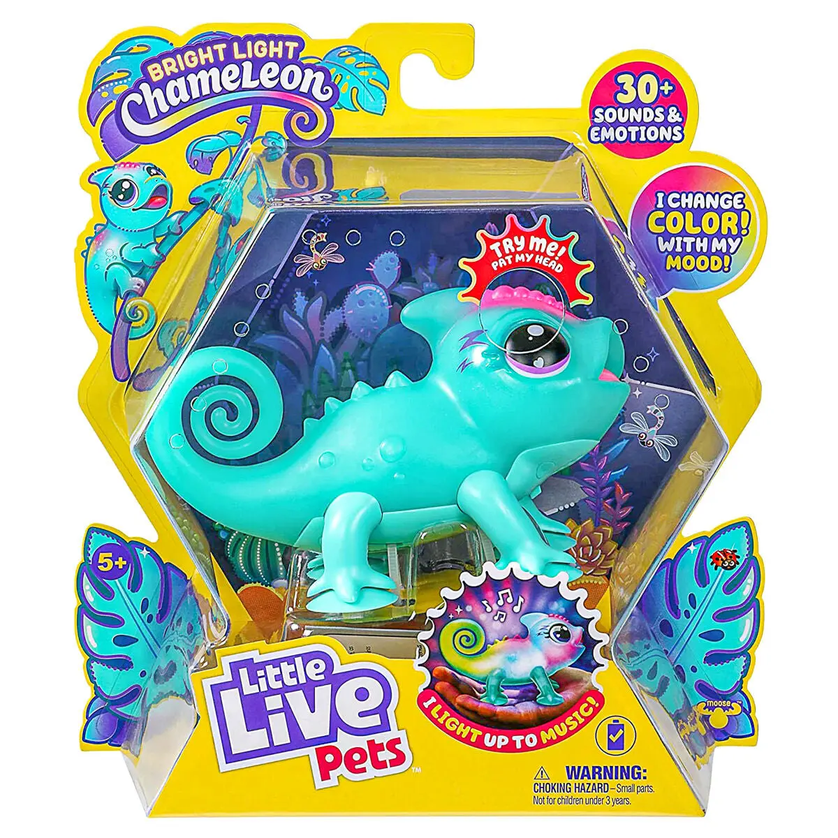 Little Live Pets Bright Light Chameleon Sunny Interactive Pet 1