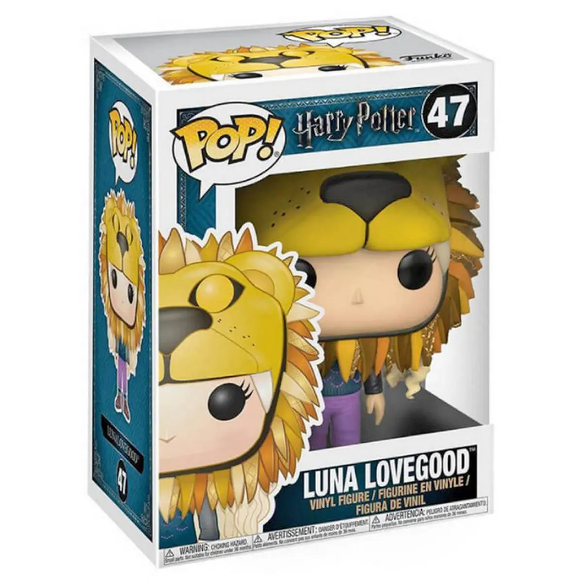 Funko Pop! Harry Potter: Luna Lovegood With Lion Head Vinyl Figure #47 1