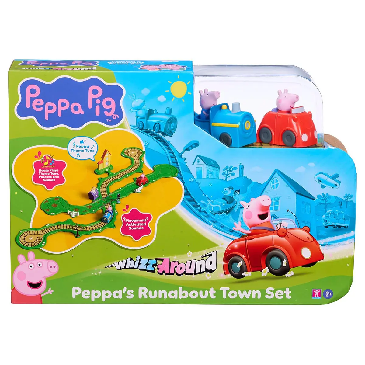 Peppa Pig Whizz-Around Peppa’S Runabout Town Set 1