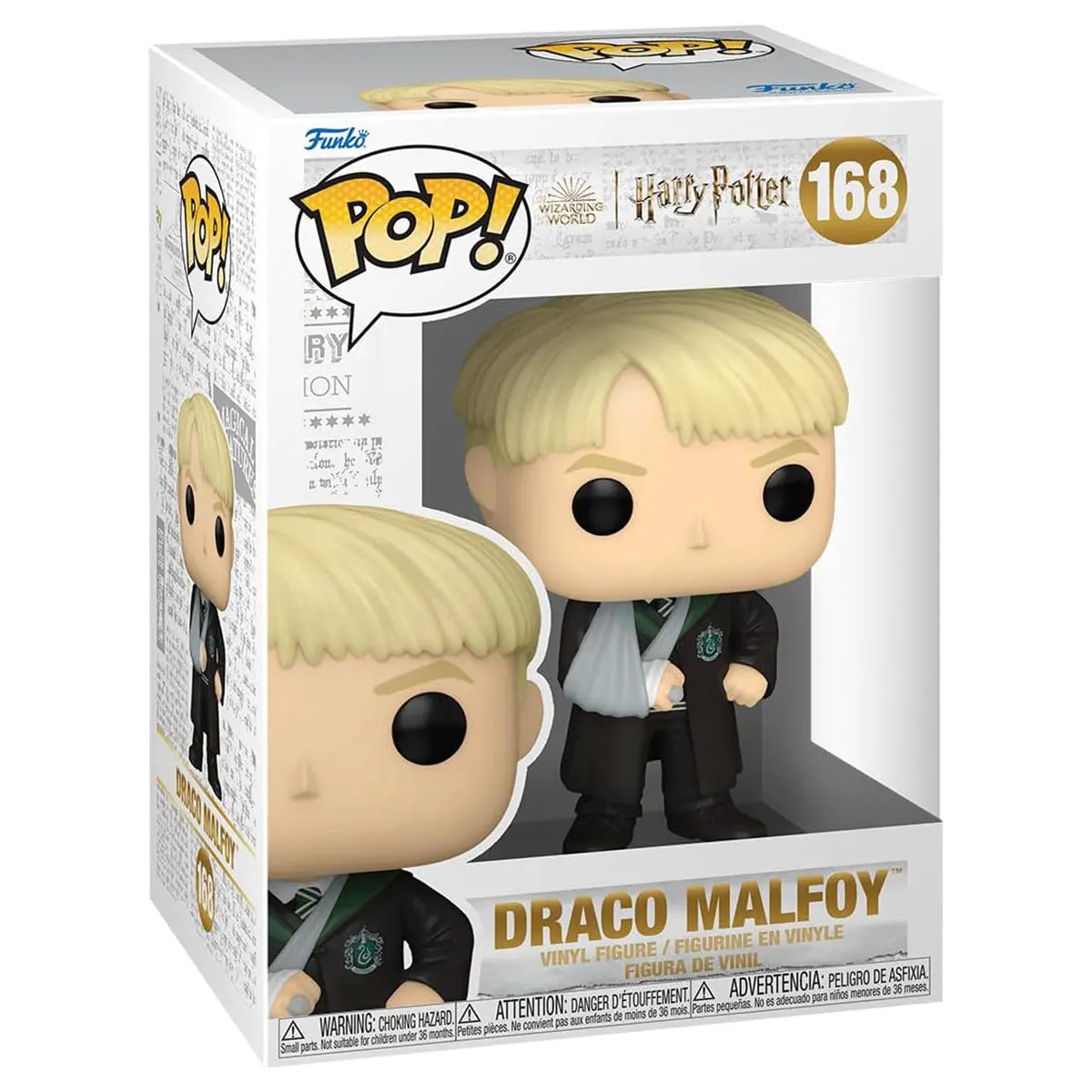 Funko Pop! Harry Potter: Prisoner Of Azkaban: Draco Malfoy With Broken Arm Vinyl Figure #168 1