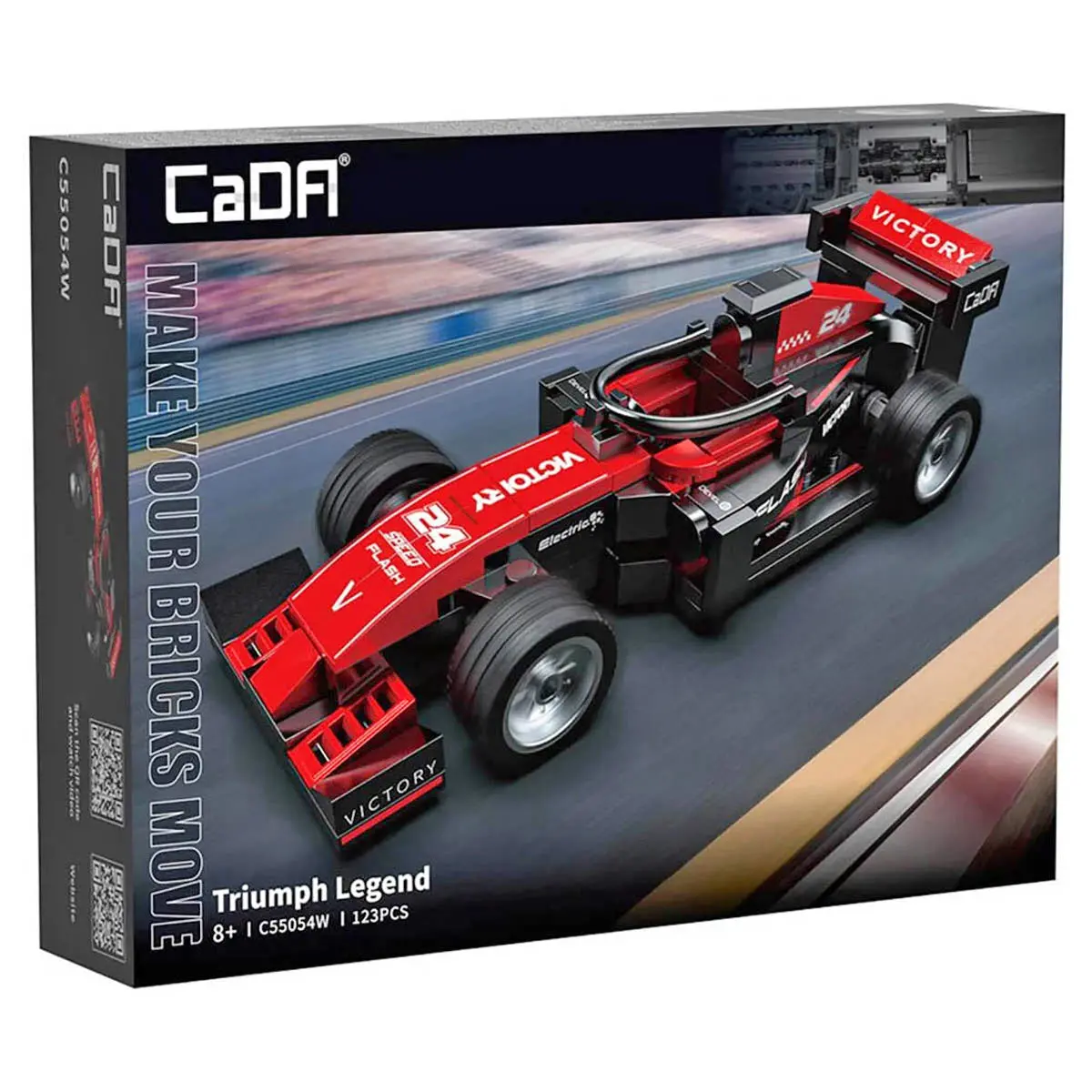 Cada Triumph Legend Racing Car 1:24 Building Block Set 1