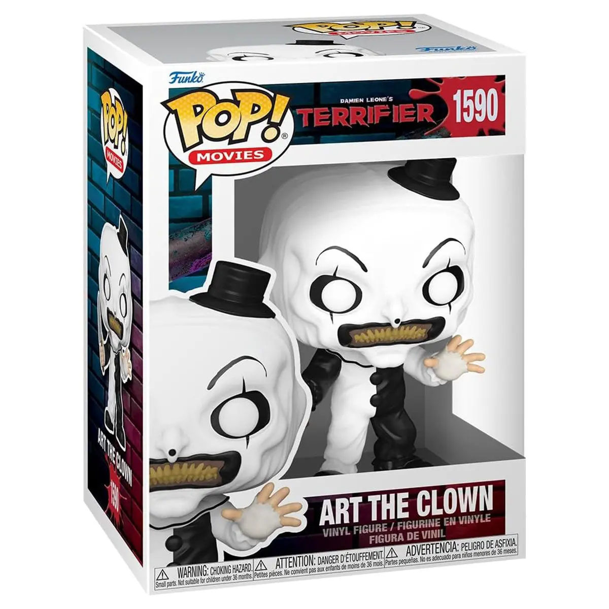 Funko Pop! Movies: Terrifier: Art The Clown Vinyl Figure #1590 1