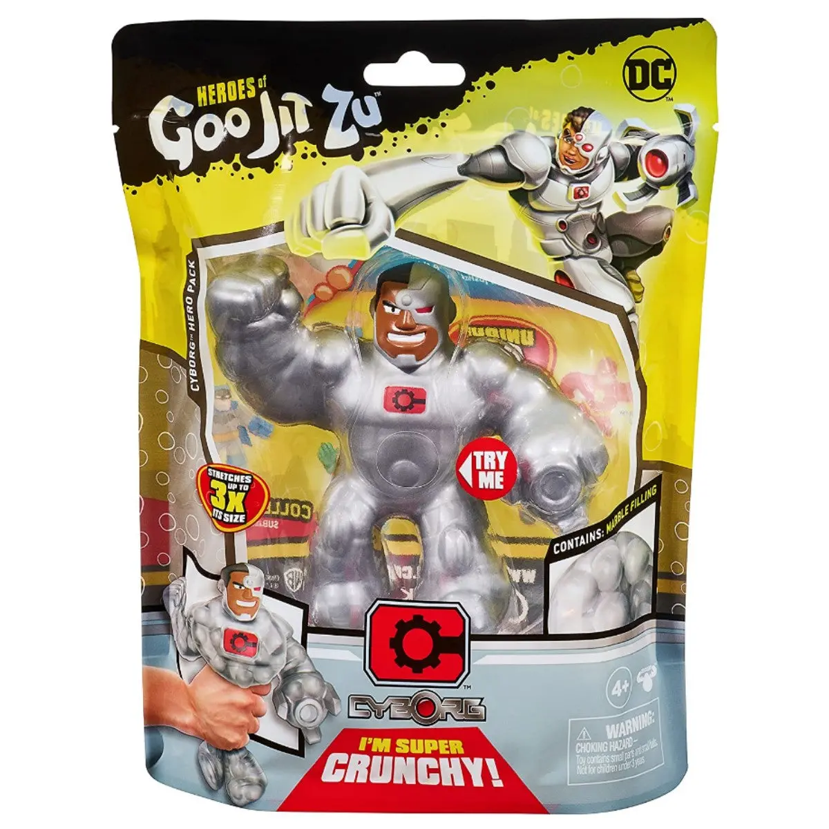 Heroes Of Goo Jit Zu Dc Super Heroes Cyborg Stretch Figure 1