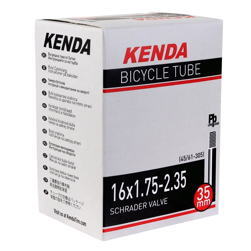 Kenda Tube 16 X 1.75-2.35 Schrader Valve 1