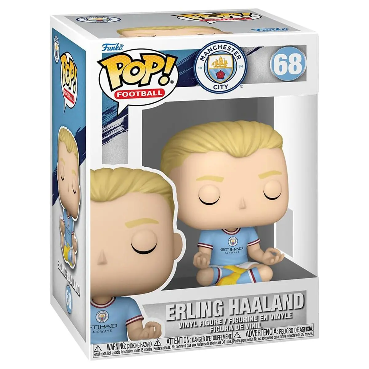 Funko Pop! Football: Manchester City: Erling Haaland Vinyl Figure #68 1
