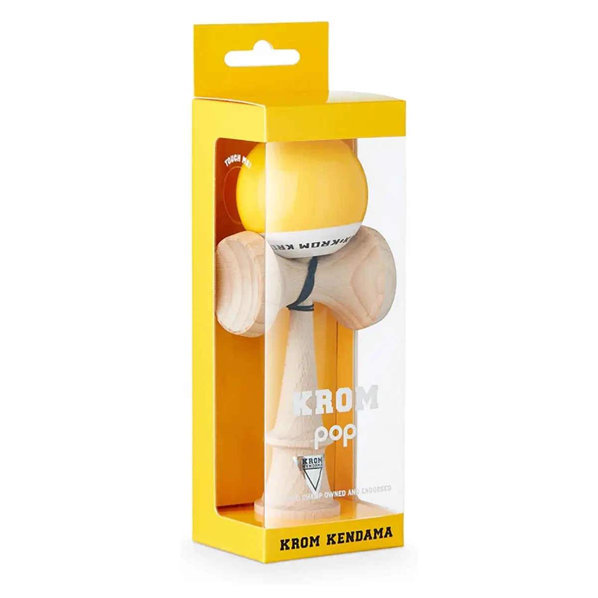 Krom Kendama Pop Rubber Yellow Game 1