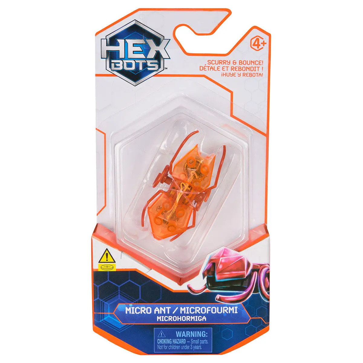 Hex Bots Micro Ant Orange Mini Robot Bug 1